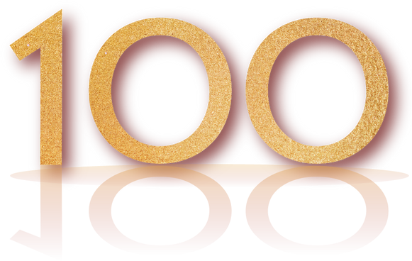 100周年字体
